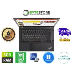 LENOVO - Thinkpad T470 14" - Intel Core i5 8GB RAM 256GB SSD ADLX65YCC2D W10Pro REACONDICIONADO