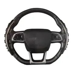 GENERICO - Cubre Volante Tipo Fibra Carbono Laterales Universal