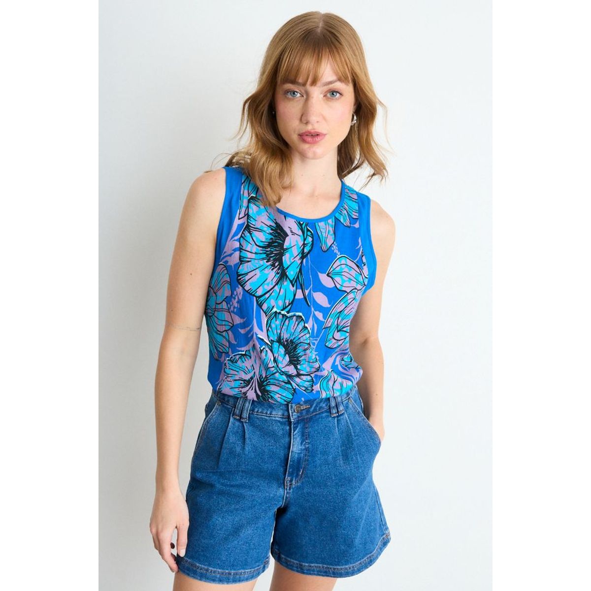 IO - Polera Fantasia Mujer Azul Io