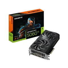 GIGABYTE - Tarjeta de Video GeForce RTX 5060 Ti WINDFORCE OC 8G [GV-N506TWF2OC-8GD]