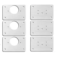 GENERICO - Platinas Para Reparación De Bisagra Puerta 8 Platinas