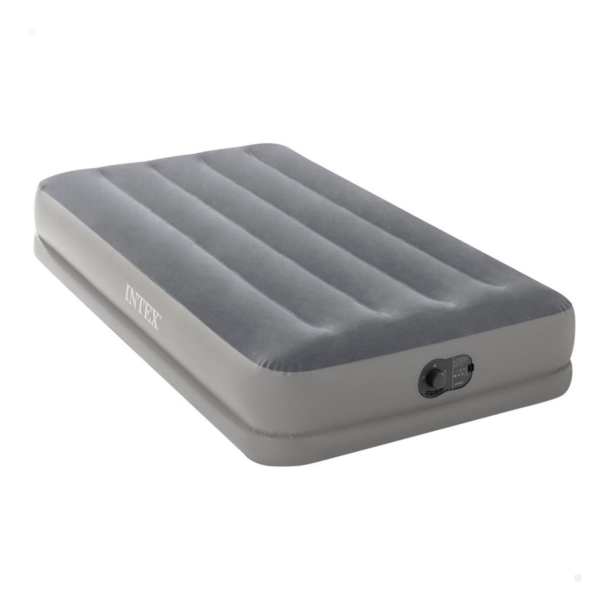 INTEX - Colchón Inflable Eléctrico USB INTEX 1 Plaza Dura-Beam Standard Prestige