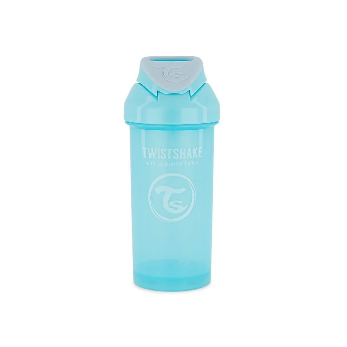 TWISTSHAKE - Vaso Para Bebés Twistshake Straw Cup 360ml Celeste
