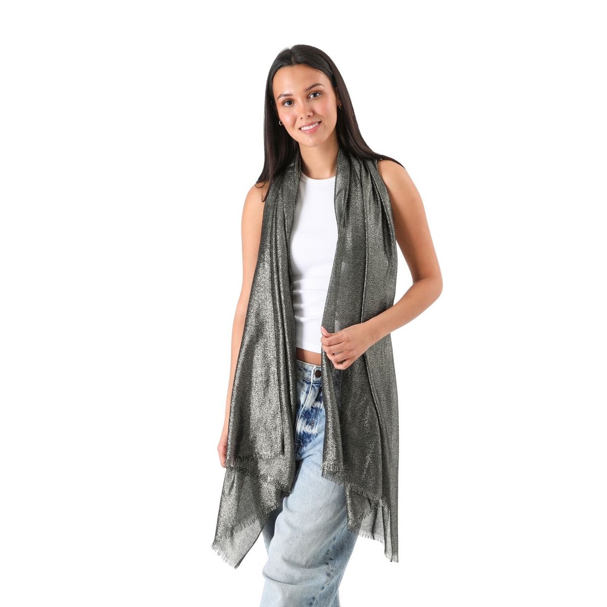 I D - Pañuelo Solid Lia Negro Id