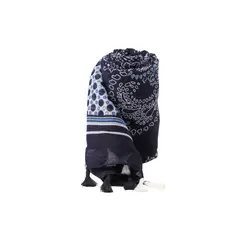 I D - Pañuelo Estampado Minori Azul Id