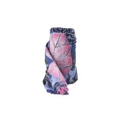 I D - Pañuelo Estampado Marsala Azul Id