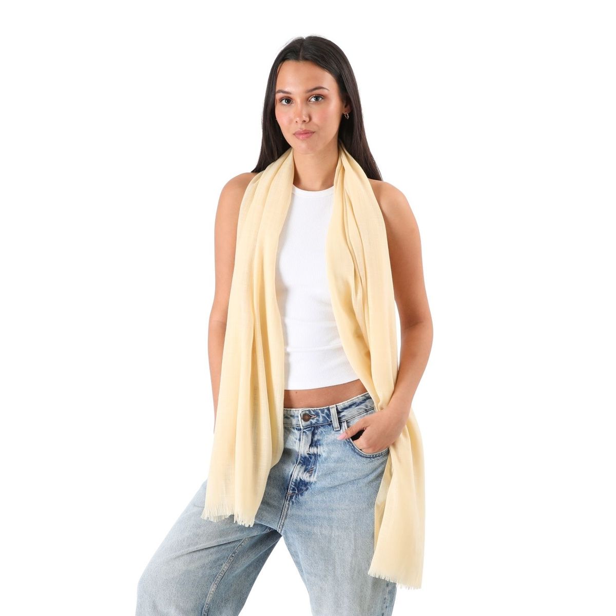 I D - Pañuelo Solid Tan Amarillo Id