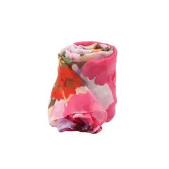 I D - Pañuelo Estampado Avila Floral Fucsia Id