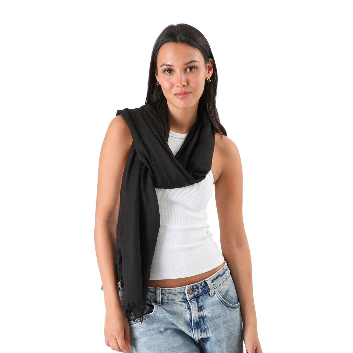 I D - Pañuelo Liso Atenas Negro Id