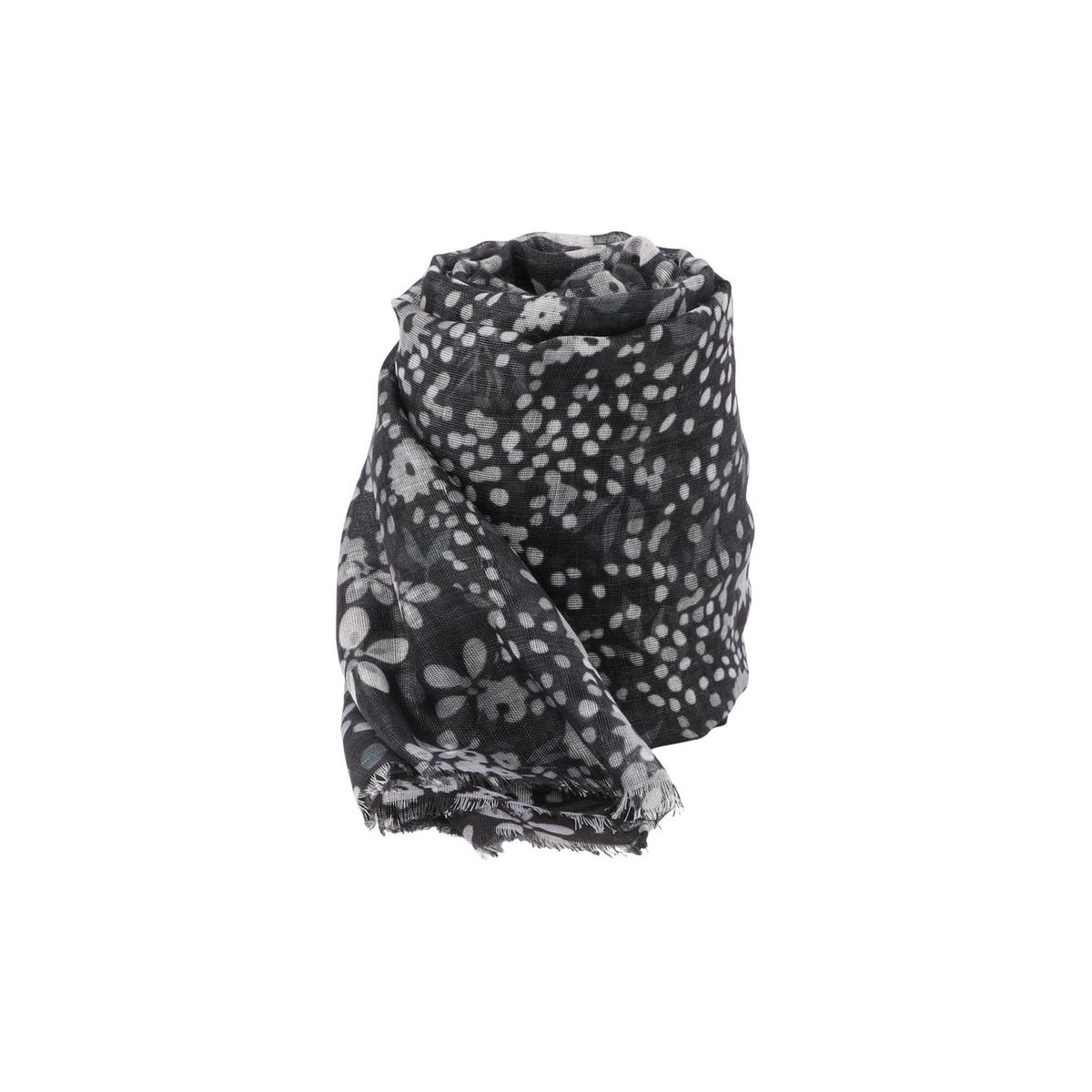 I D - Pañuelo Estampado Sintra Negro Id