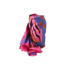 I D - Pañuelo Estampado Mantua Fucsia Id