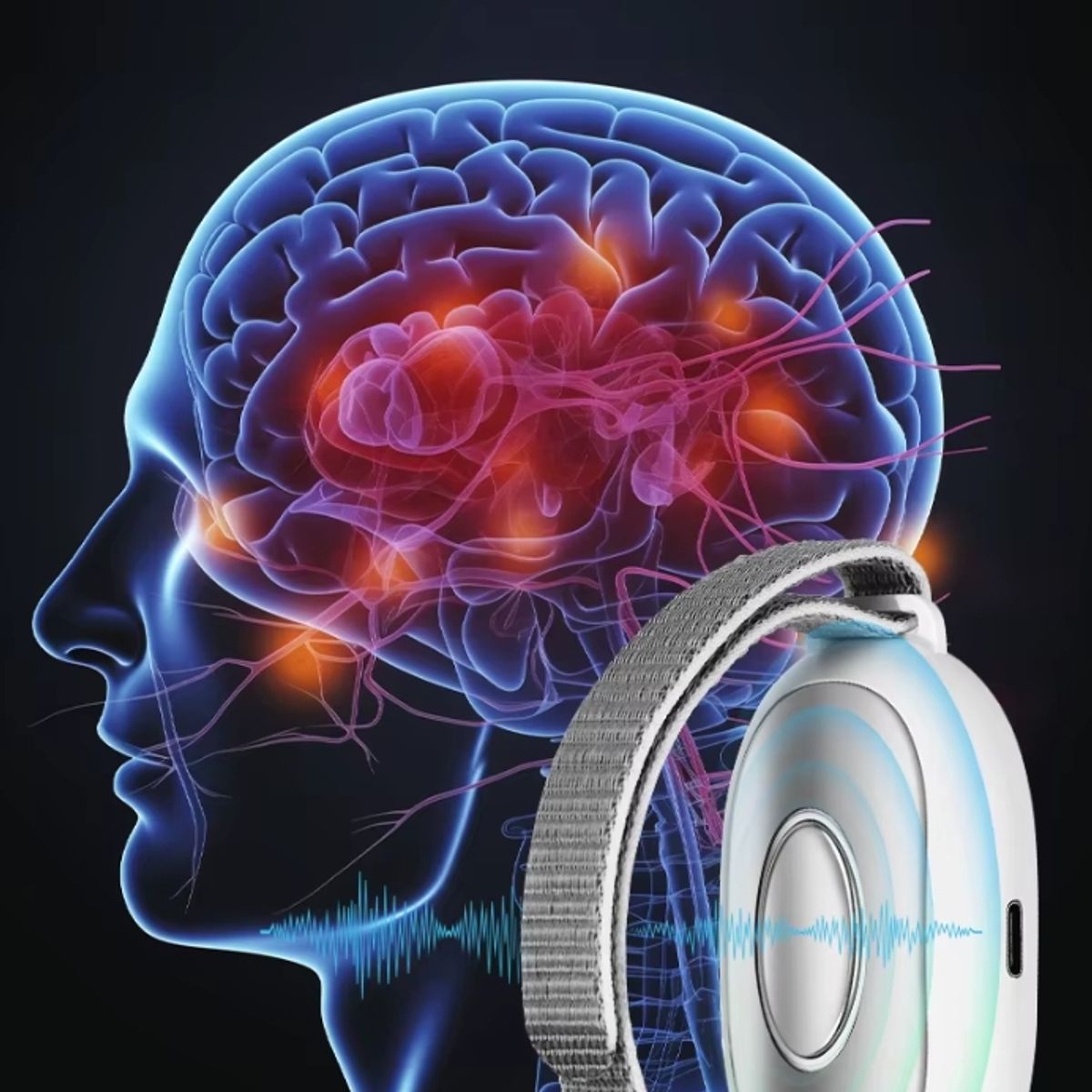 GENERICO - Dispositivo Portátil Ayuda Dormir Ansiedad Estrés Y Relaja