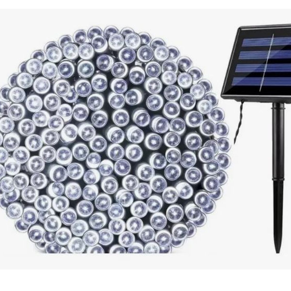 XL - Luz Solar Guirnalda Navidad De 100 Led 10Mt.