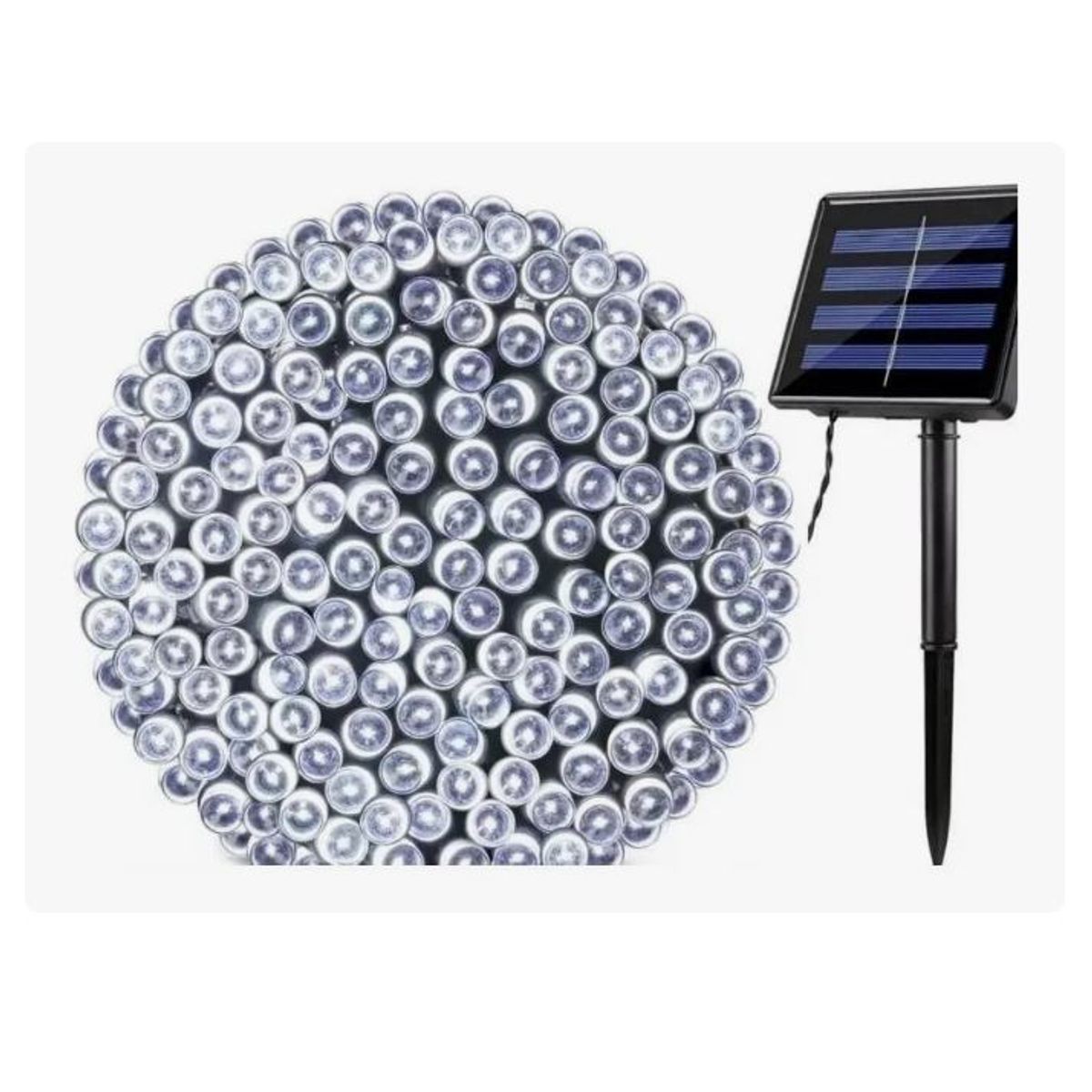 XL - Luz Solar Guirnalda Navidad De 100 Led 10Mt.