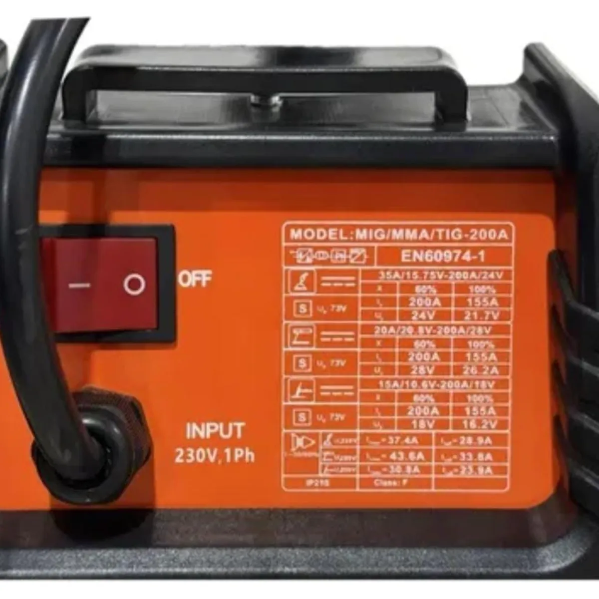 ALTERNATIVE - Maquina De Soldar Profesional 3 En 1 De 200 Amp Mig/tig/mma