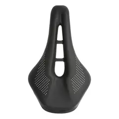 GENERICO - Asiento Antiprostatico Bicicleta Sillin Ergonomico con Canal Central Confort para Largas Distancias