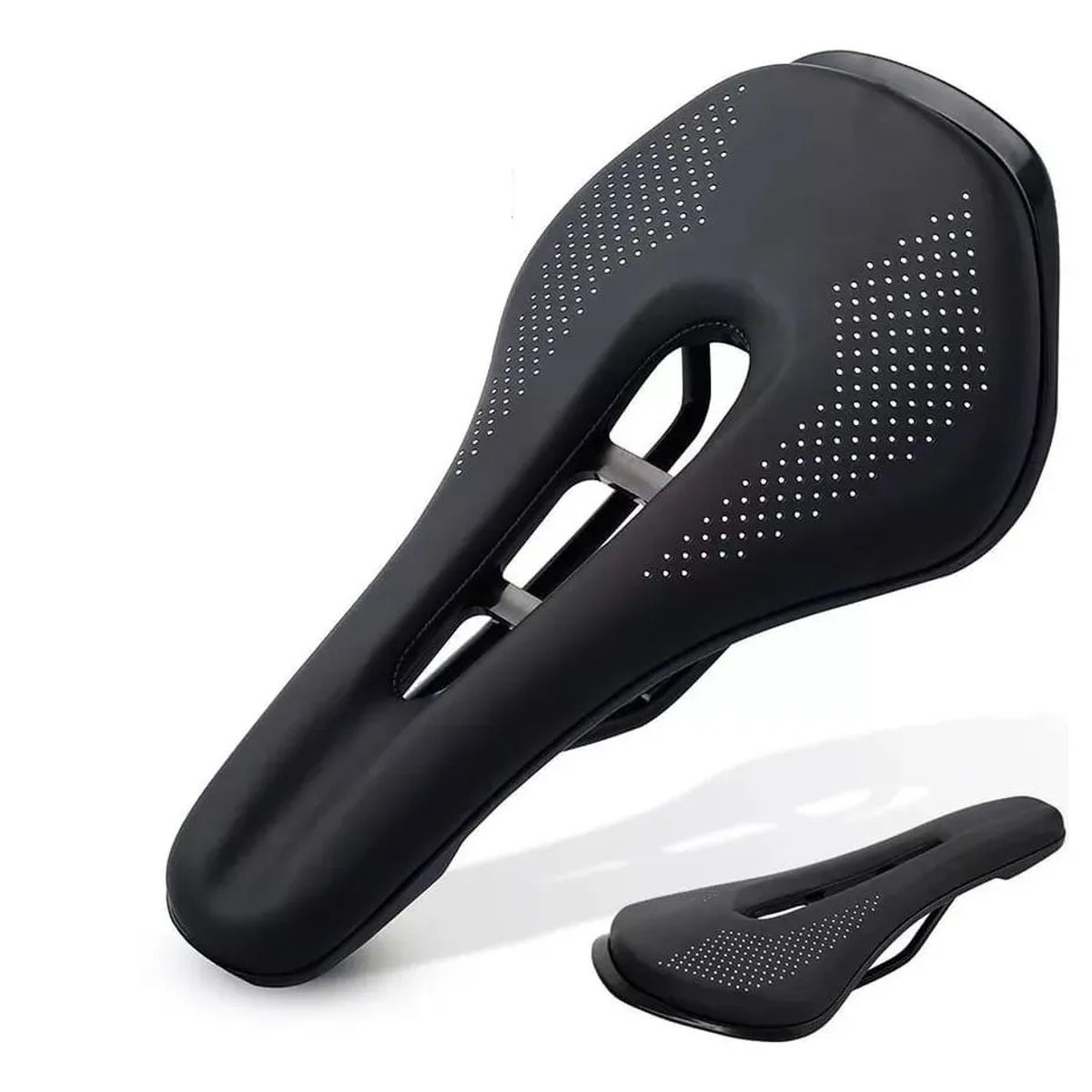 GENERICO - Sillin Bicicleta Antiprostatico Asiento Bicicleta Deportivo Color Negro