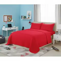 DIANA - SABANAS DE POLAR 1.5 PLAZA UNICOLOR 3 PIEZAS EXCELENTE CALIDAD