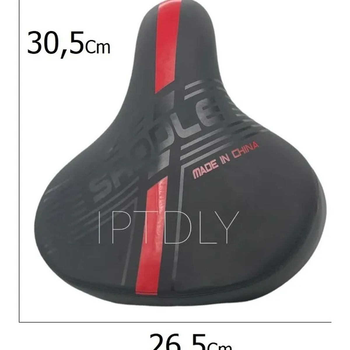 GENERICO - Asiento Sillín Extra Amplio Ancho Cómodo Para Bicicleta Xxl