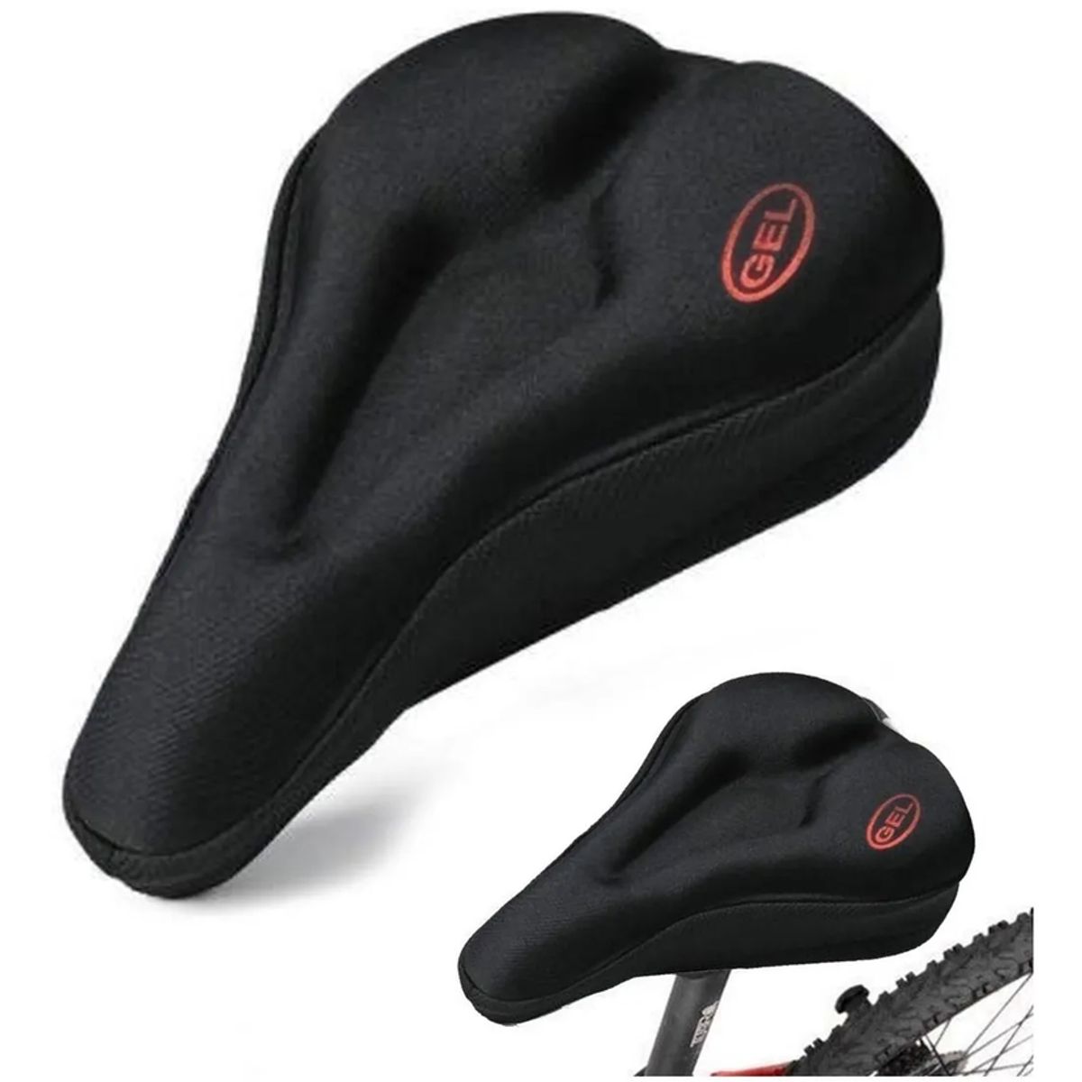 GENERICO - Cubre Sillín De Gel Doble Asiento Bicicleta Deportivoforce