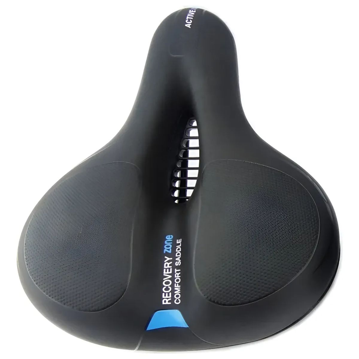 GENERICO - Asiento Sillín Bicicleta Antiprostatico Con Gel Acolchado Negro