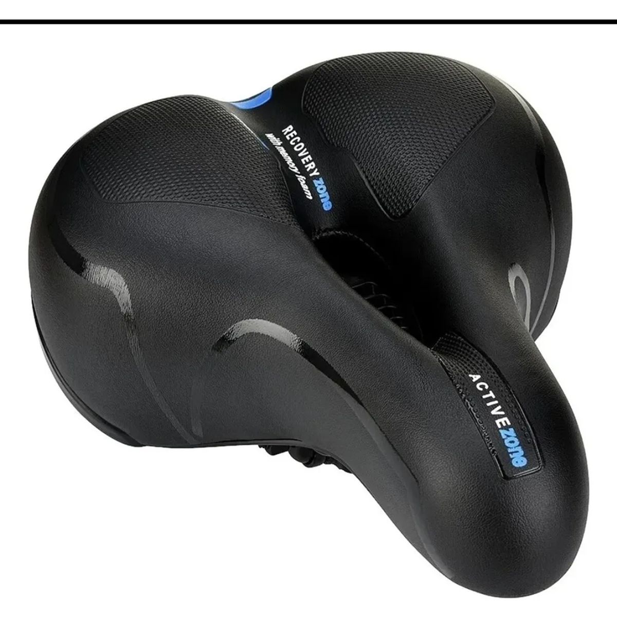GENERICO - Asiento Sillín Bicicleta Antiprostatico Con Gel Acolchado Negro