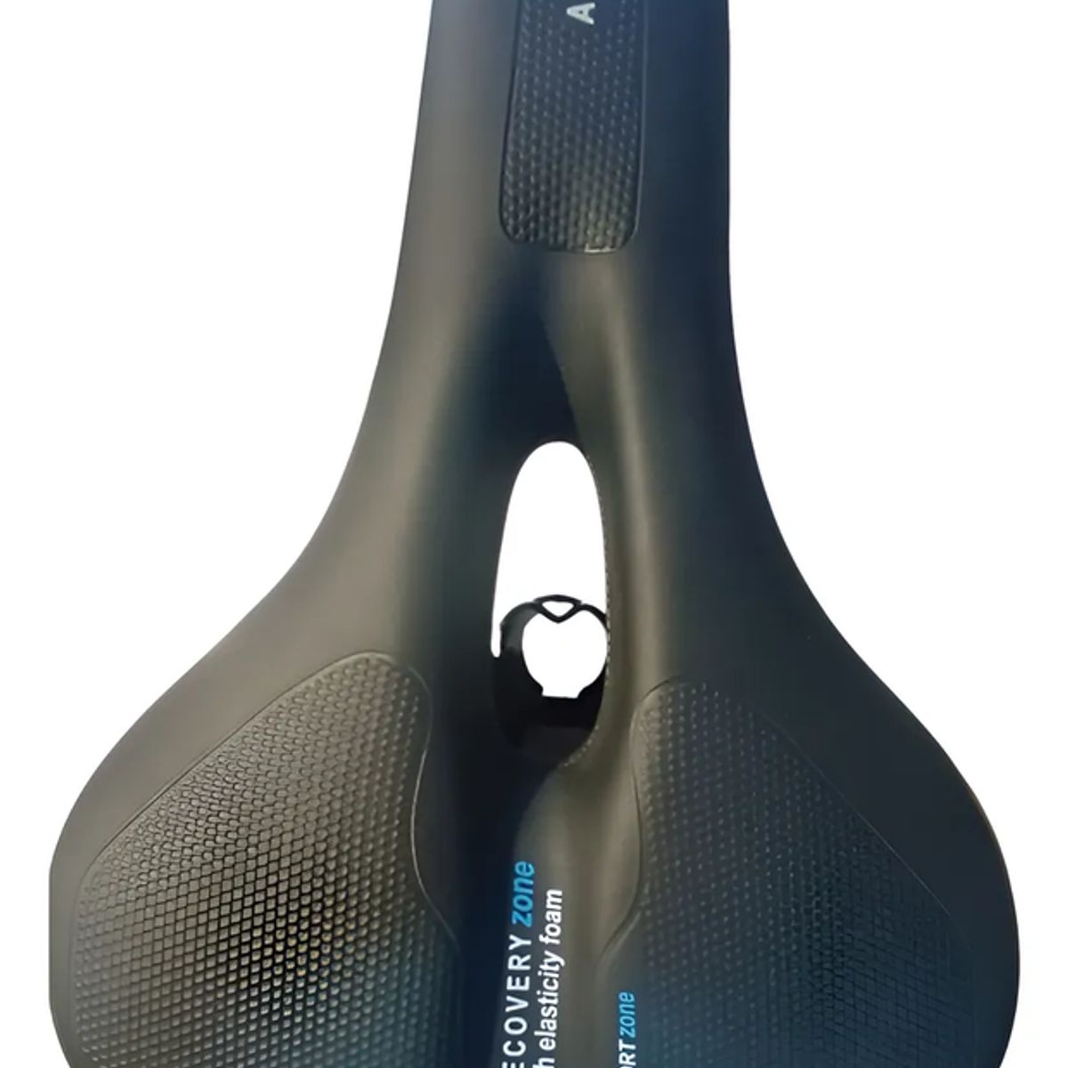 GENERICO - Sillin Bicicleta Blando Muy Cómodo Prostático Negro 25 Cm 21 Cm