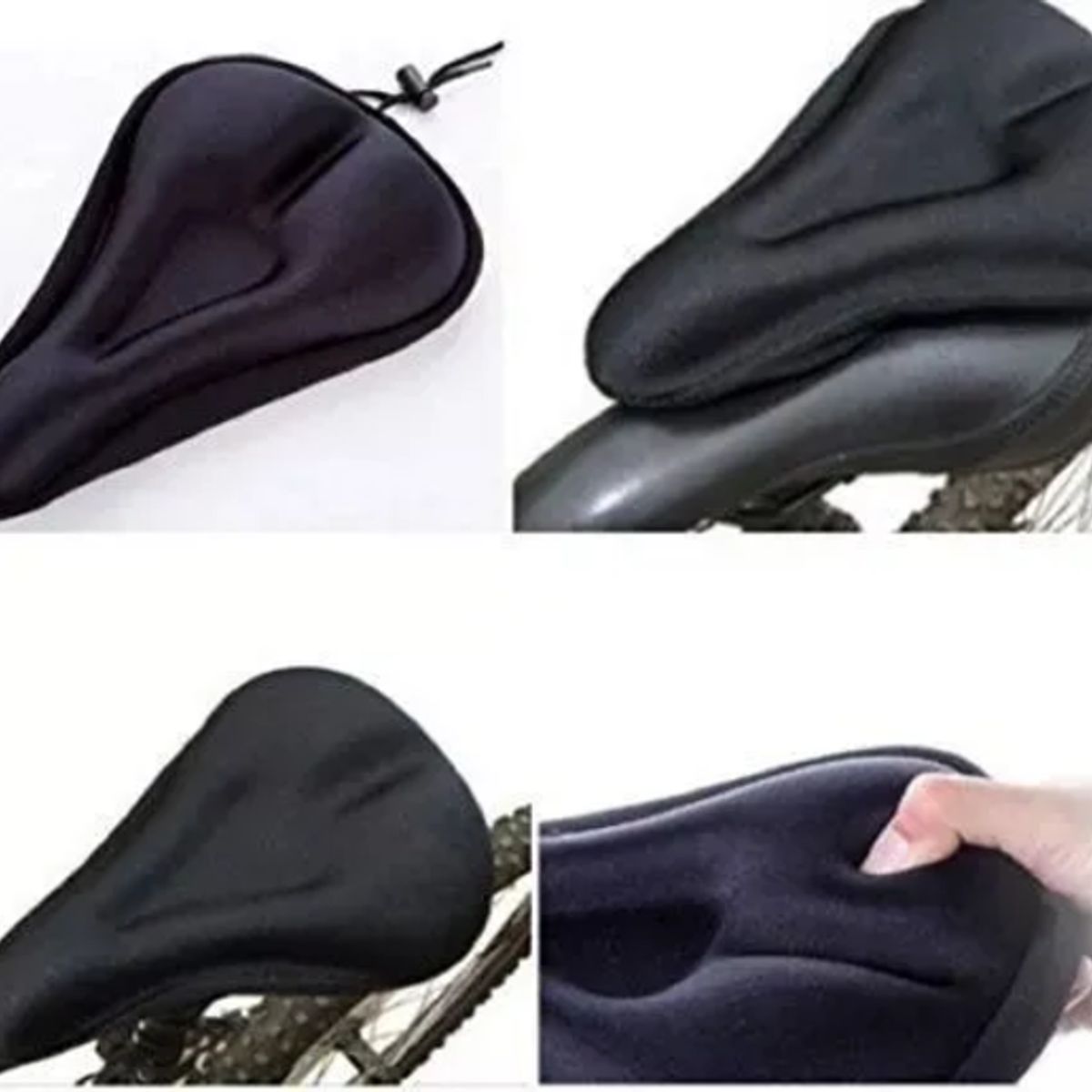 GENERICO - Cubre Sillin Bicicleta Forro Gel Funda Sillin Bicicleta