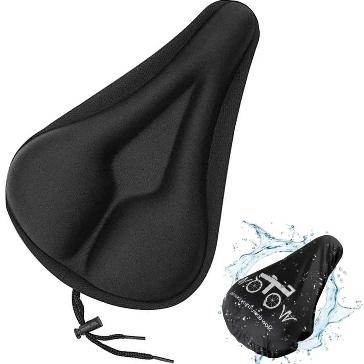 GENERICO - Funda Para Sillín De Bicicleta Gel Acolchonado