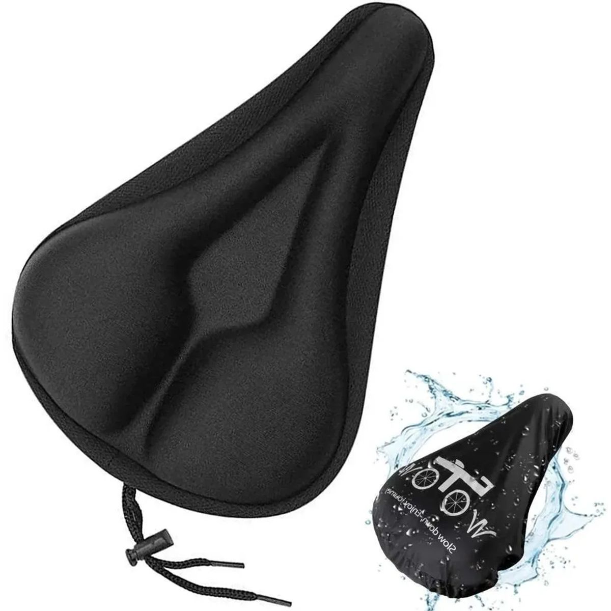GENERICO - Funda Para Sillín De Bicicleta Gel Acolchonado