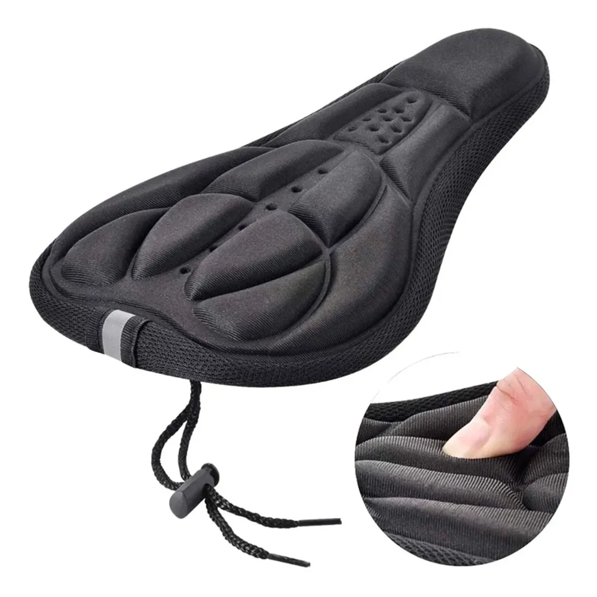GENERICO - Funda Asiento Cojín Para Sillín Bicicleta Acolchado M02