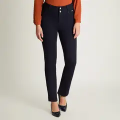 LORENZO DI PONTTI - Pantalón Calza Semi Formal Mujer