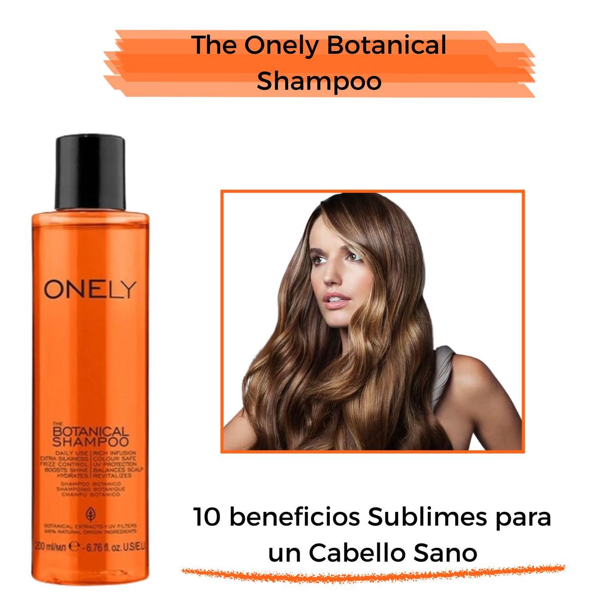 FARMAVITA - Shampoo Farmavita Onely The Botanical 200ml Cabello Sano Recuperado