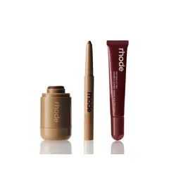 RHODE - Trio de Labios + Rubor - Toasted Teddy Lean PBJ