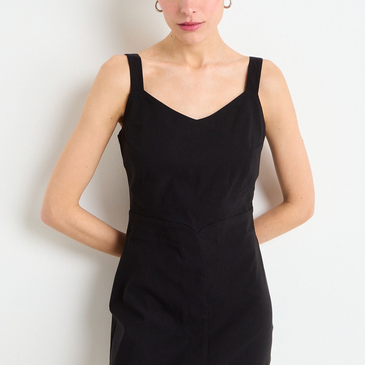 IO - Vestido Liso Mujer Negro Io