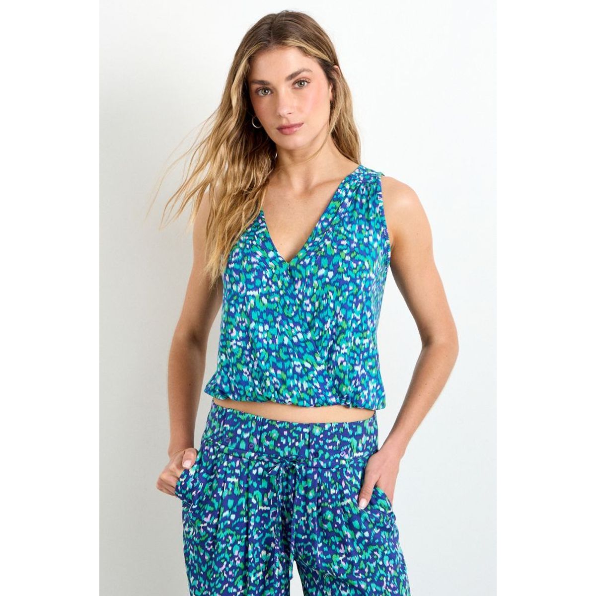 IO - Polera Fantasia Mujer Azul Io