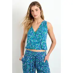 IO - Polera Fantasia Mujer Azul