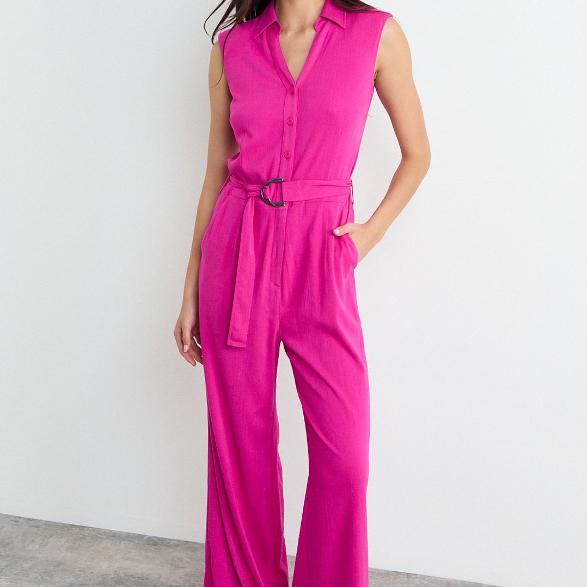 IO - Enterito Liso Mujer Fucsia Io