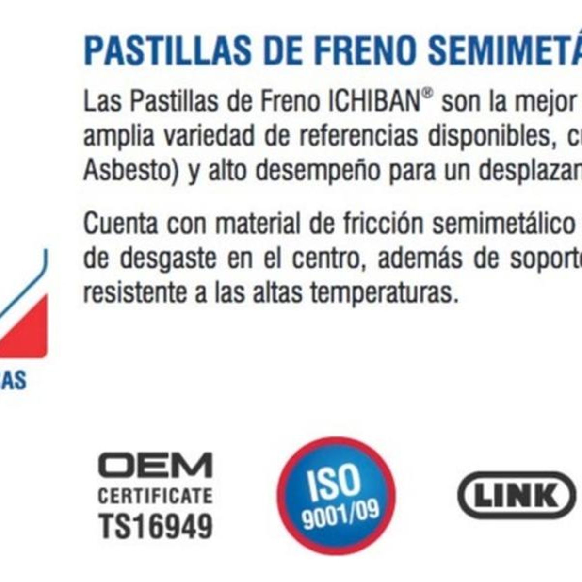 GENERICO - Pastillas Freno Delanteras + Balatas Motorrad Express 100