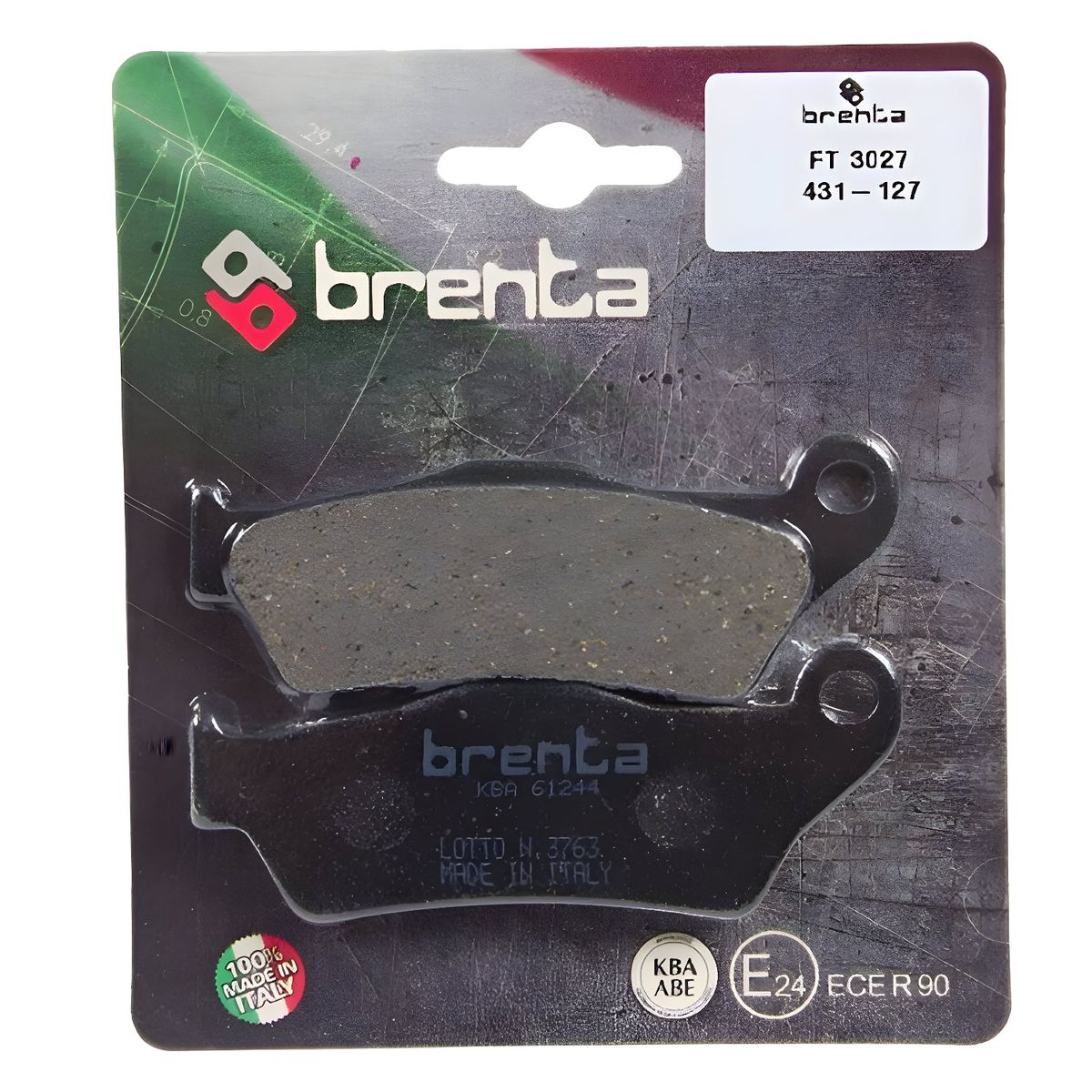 GENERICO - Pastilla de Freno Italiana Delantera Yamaha FZ16 Orgánico