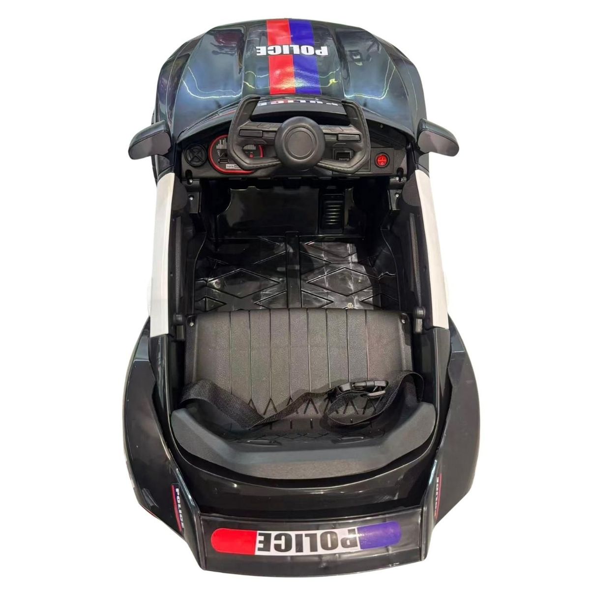 KIVARA - Auto Electrico Policia Infantil A Batería