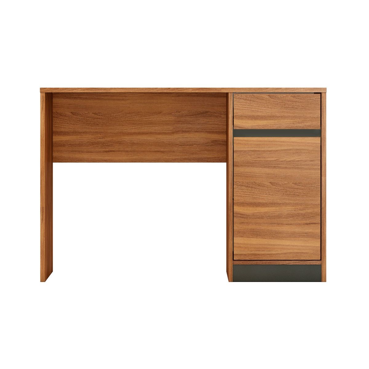 Escritorio 1 cajon 1 puerta Ofice Morada Almendra Grafito, marca TAHUARI - Foto Principal