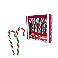 GENERICO - Bastones De Caramelo Navideños ( Display Con 10 Un )