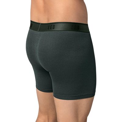 Imagen 2 del producto Bóxer medio diseño ergonómico ultrafresco y cómodo en microfibra 033300N Gris Elástico Verde