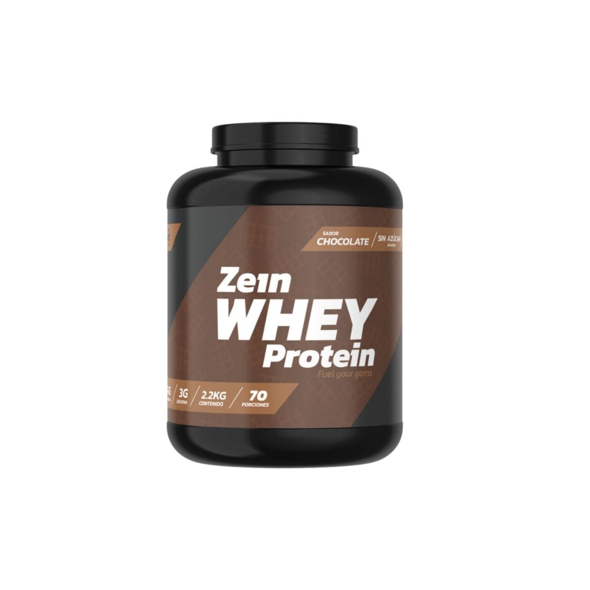 ZEIN - PROTEINA WHEY 2,2KG 70 PORCIONES CHOCOLATE - ZEIN