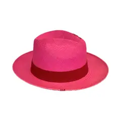 APITARA - Sombrero Panama Hat fucsia