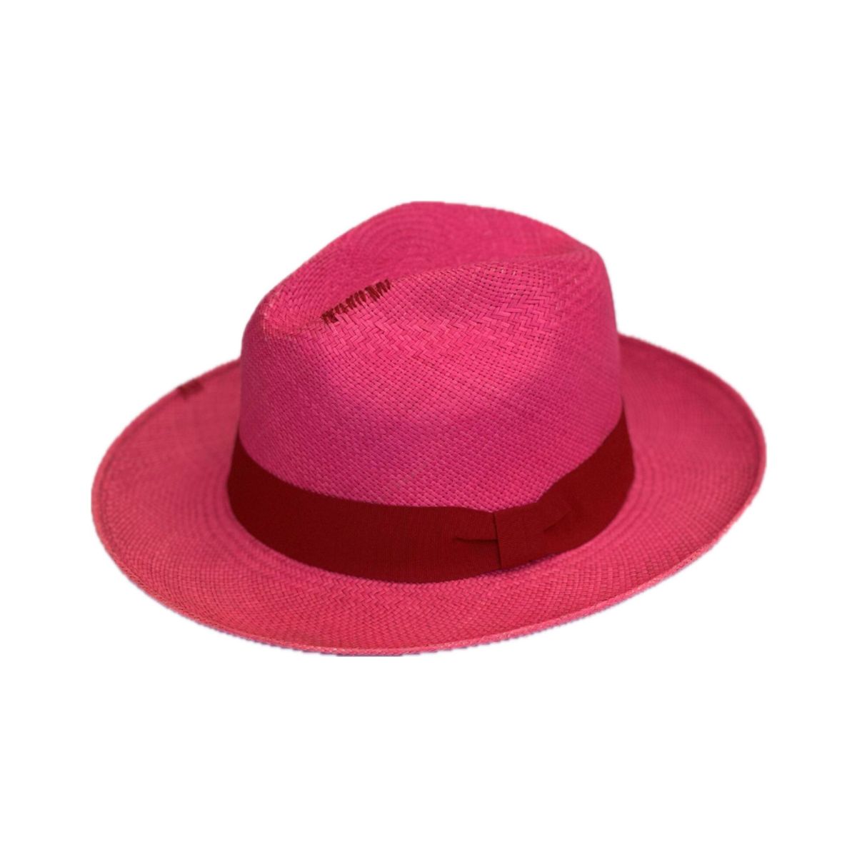 APITARA - Sombrero Panama Hat fucsia APITARA