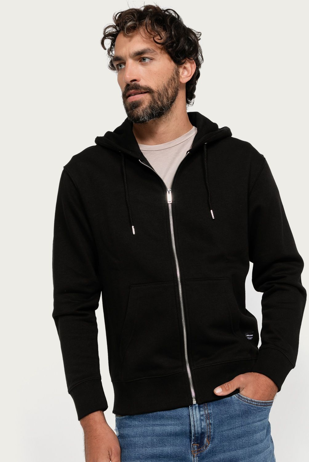 JACK&JONES - Polerón Básico Cierre Hombre