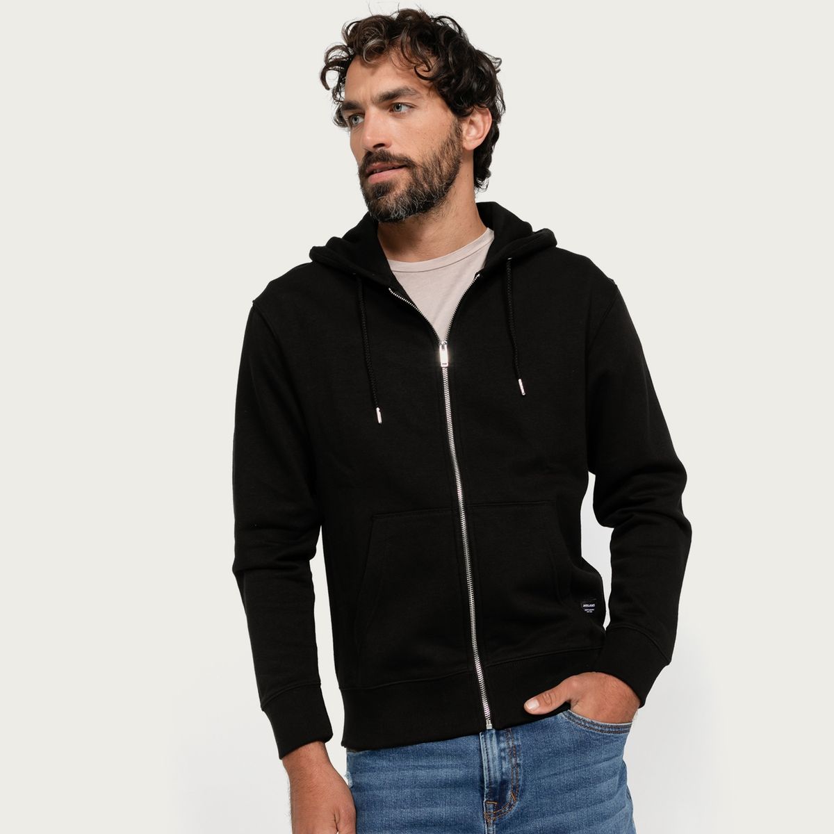 JACK&JONES - Polerón Básico Cierre Hombre