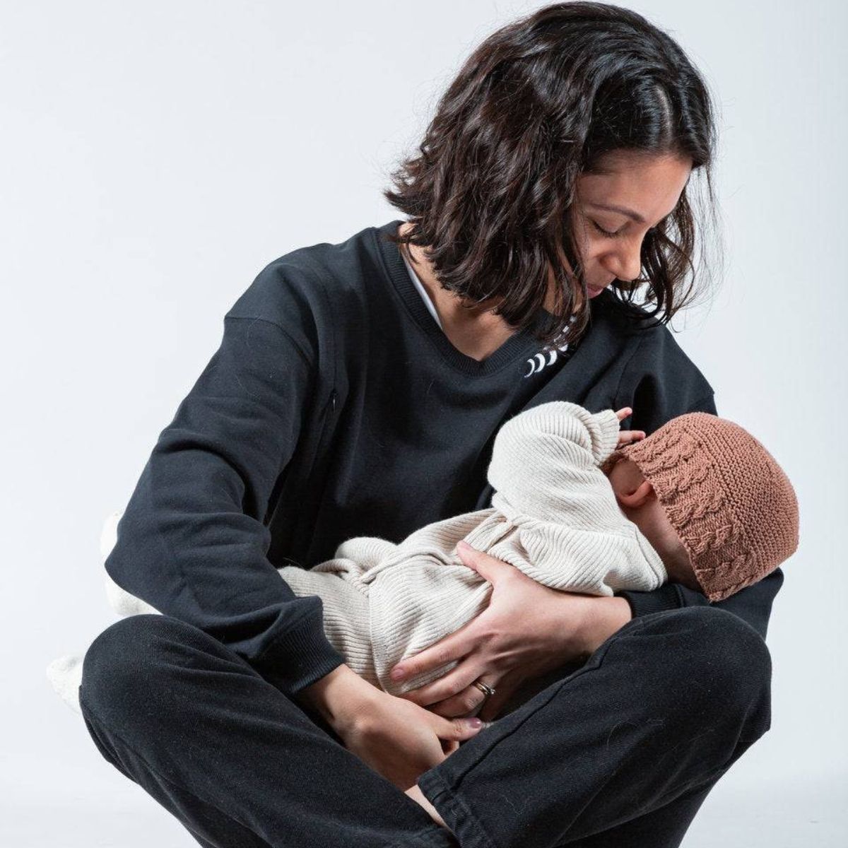 FREE THE MAMA - Polerón De Lactancia Aika Maternidad Algodón Peruano